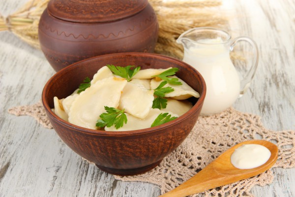 Вареники з картоплею й сиром